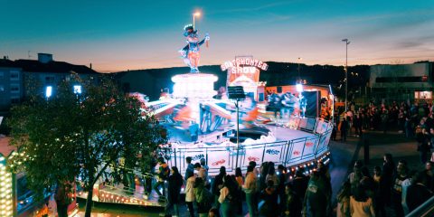 Fiestas de Barrocás Atracciones de feria el Saltamontes