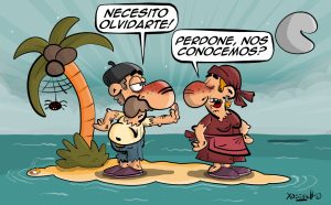 Chistes cortos y Humor gráfico de Leiras necesitando olvidar Xosevich 23