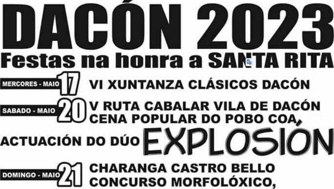 Fiestas de Dacón 2023