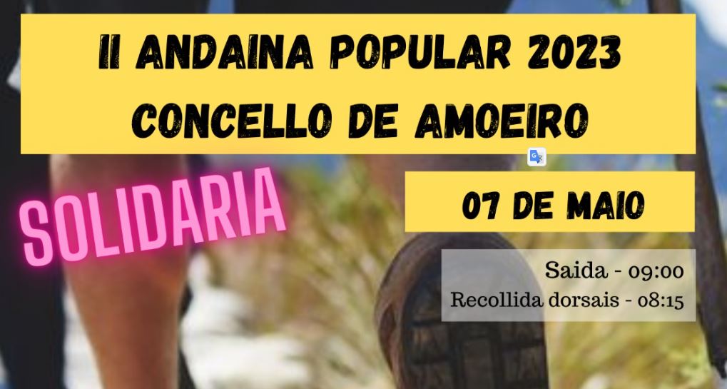 II Andaina Popular 2023 de Amoeiro