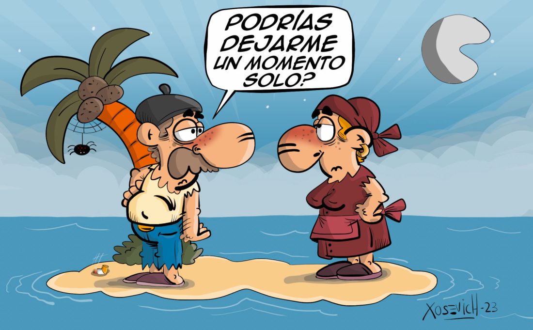 Leiras isla chistes corto dejar solo Humor Xosevich 23