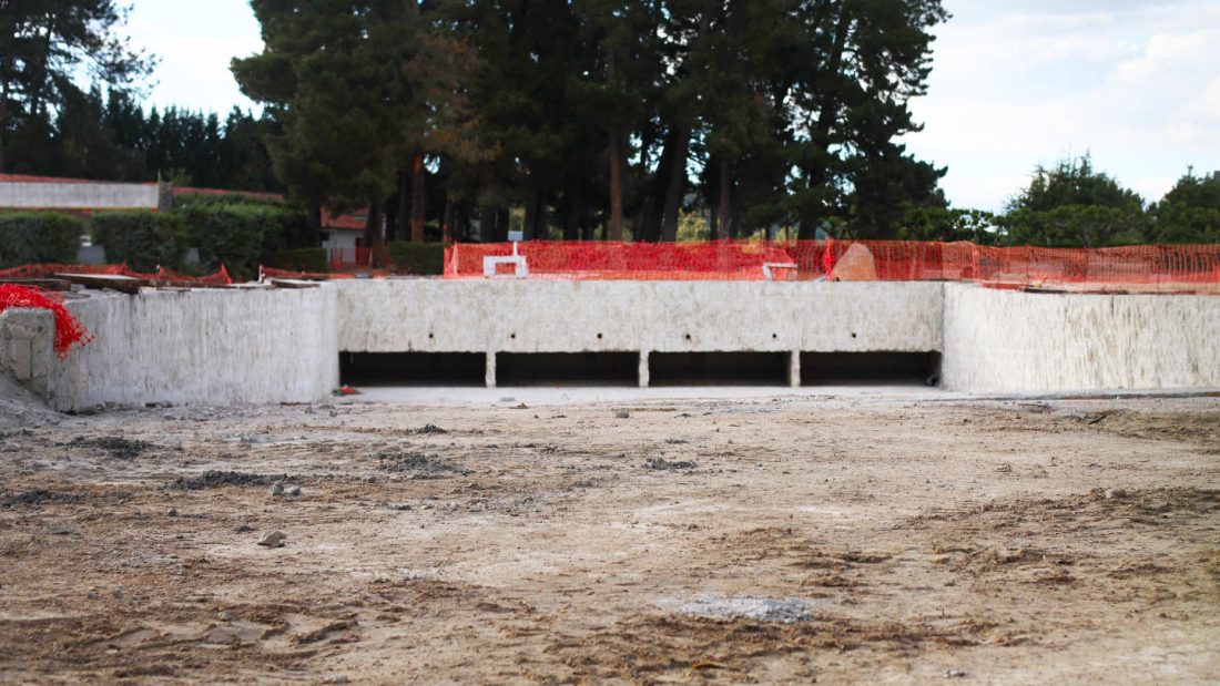 Obras actuales del Parque de Monterrei