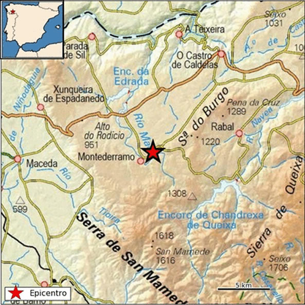 Terremoto Montederramo