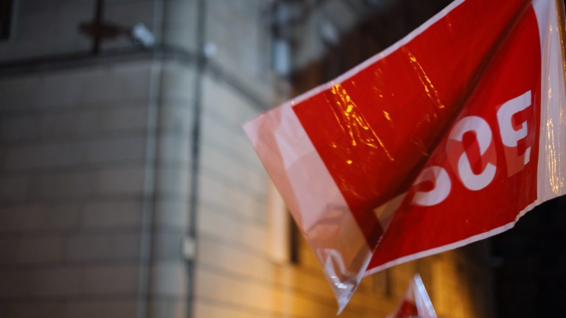Bandera del PSOE