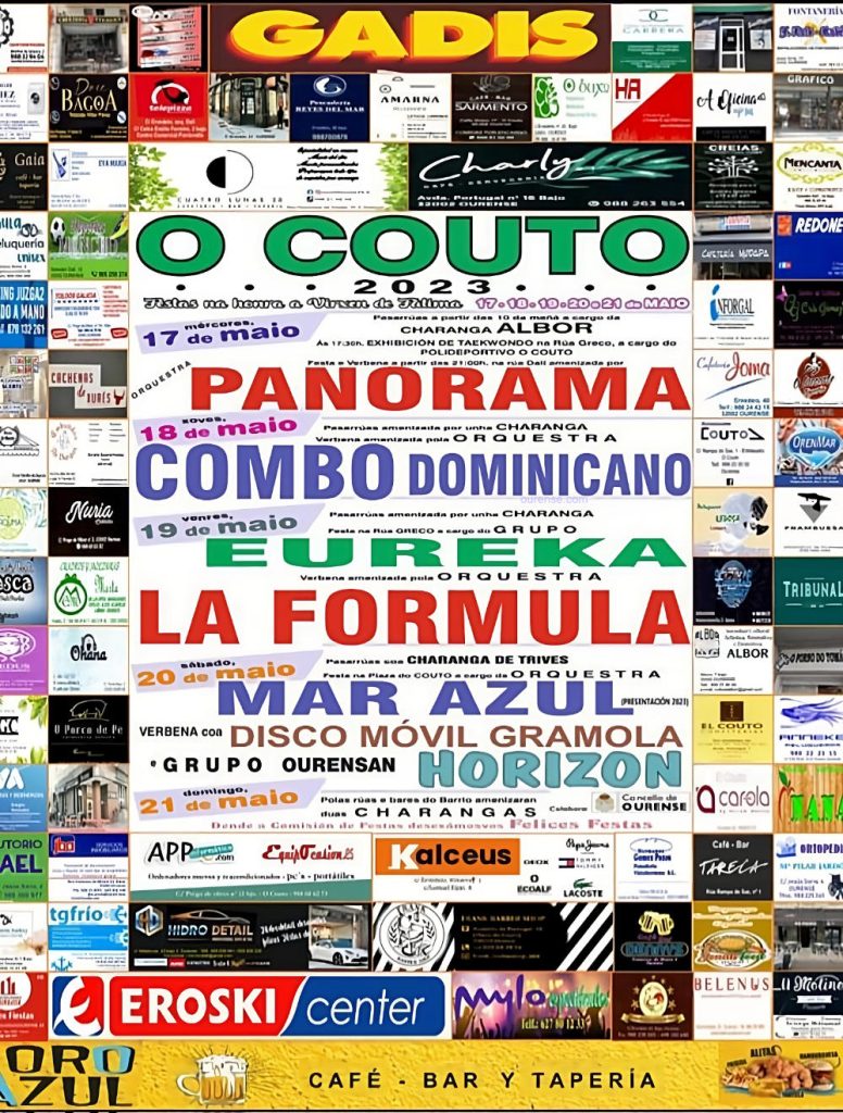 Cartel Fiestas de O Couto 2023