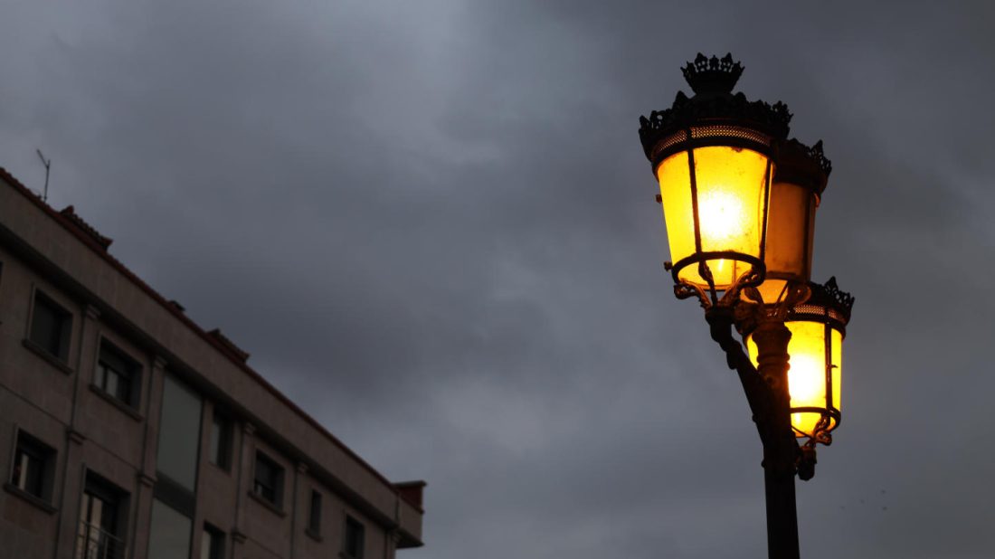 Farola Alumbrado público luz de noche