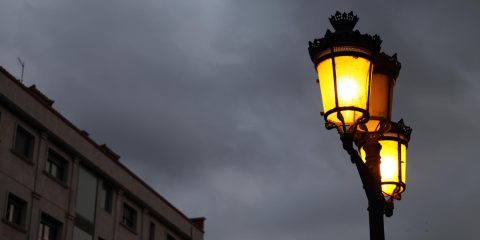 Farola Alumbrado público luz de noche