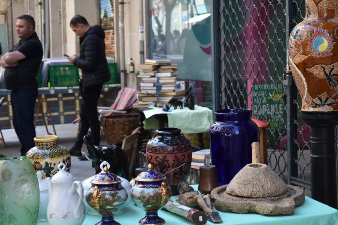 Mercado de antigüedades de Ourense