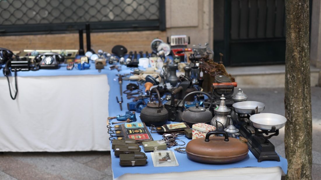 Mercado de antigüedades de Ourense