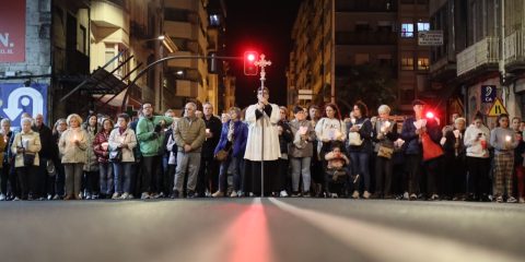 Panorámica de la Procesión de Fátima