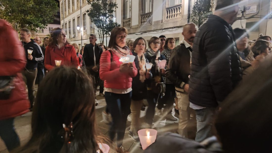 Procesión de Fátima y velas