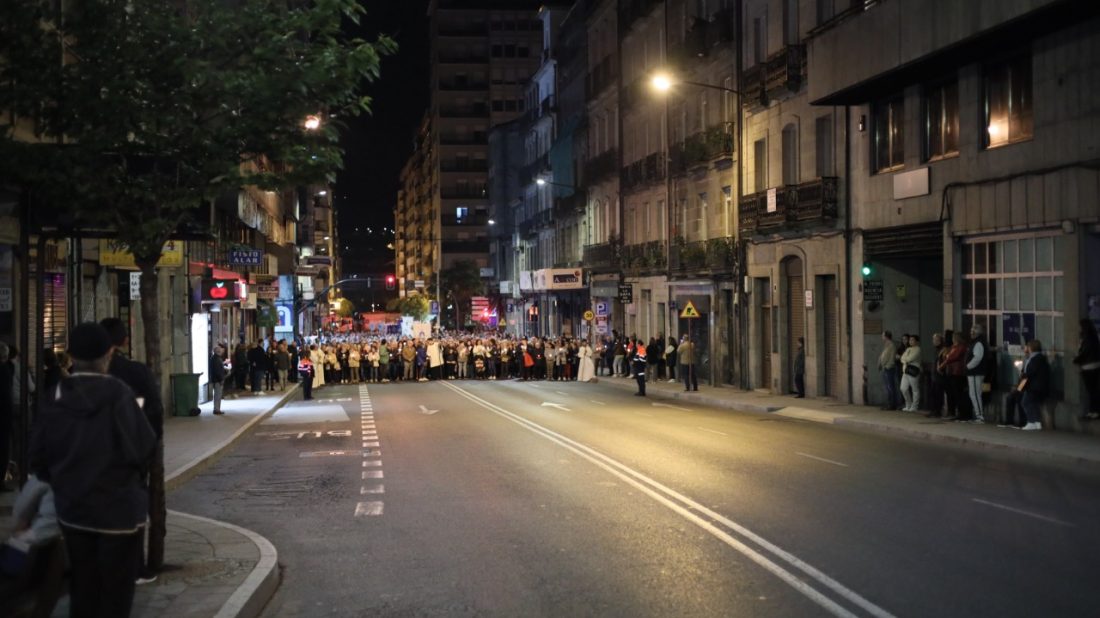 Procesión de las Antorchas de Fátima en Ourense