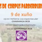 Cartel de las Fiestas de Corpus de Parderrubias 2023