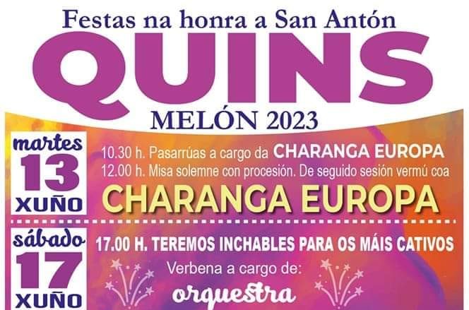 Fiestas de San Antón en Quins Melón