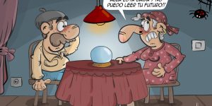 Chiste pitonisa leer futuro bola de cristal Humor Xosevich 22