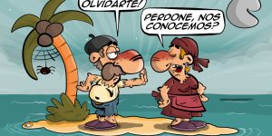 Chistes cortos y Humor gráfico de Leiras necesitando olvidar Xosevich 23