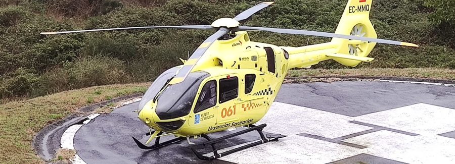 Helicóptero del 061 Urgencias Sanitarias