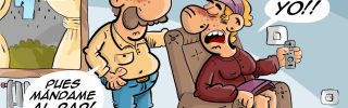 Chiste Quien manda en esta casa humor Xosevich 22