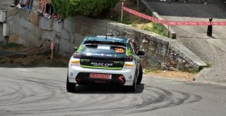 Rallye de Ourense Saliendo de una curva