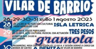 Fiestas de Vilar de Barrio 2023