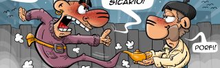 Chistes de genios de la lámpara con Leiras por Lucas Xosé 2023