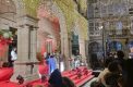 Luces de Navidad en la Plaza Mayor de Ourense