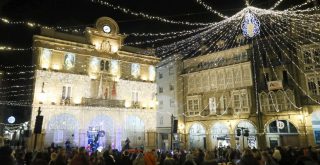 Luces de Navidad y Concello de Ourense