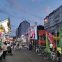 Feriantes y atracciones en fiestas de A Valenzá