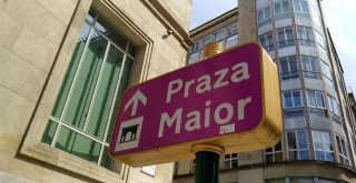 Señal de Praza Maior