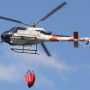 Helicóptero en un incendio