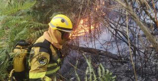 Bombero en un Incendio de BrifLaza