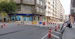 Obras en la Avenida de Portugal