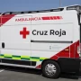 Ambulancia de Cruz Roja en operativo