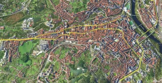Recorrido de la Carrera de San Martiño 2025 de Ourense