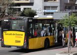 Autobús en el Parque de San Lázaro