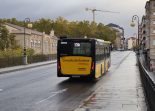 Autobús en puente de As Burgas y Progreso