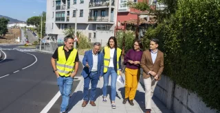 Obras en la carretera que une Rairo con el Cumial