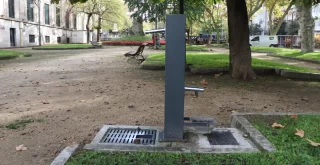 Fuente para perros en la Alameda de Ourense