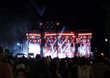 Escenario de la orquesta Paris de Noia en las Fiestas de Ourense