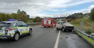 Accidente en A Merca