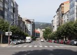 Calle Coruña en el Posío en Ourense