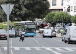 Autobús en la avenida de Celanova de A Valenzá