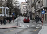 Cruce entre el Parque de San Lázaro y la Calle Paseo de Ourense