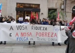 Protestas en Lonia Textil