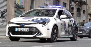 Coche de la Policía Local de Ourense