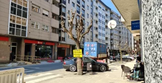 Obras en la avenida de Portugal paralizadas
