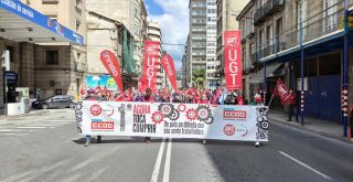 Manifestación 1 de mayo 2021 UGT y CCOO