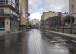 Calle Progreso lluvia