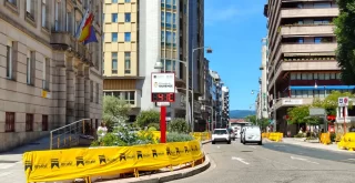 Termómetro del Parque de San Lázaro a 41 grados