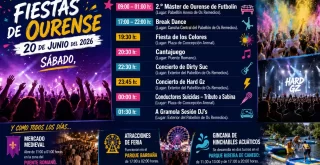 Fiestas de Ourense programa de hoy sábado